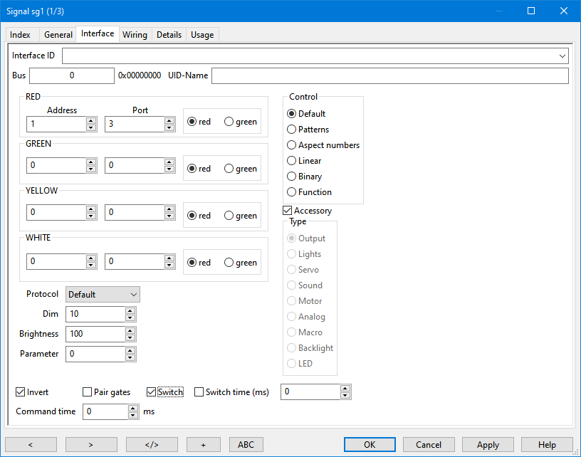  Interface Configuratie